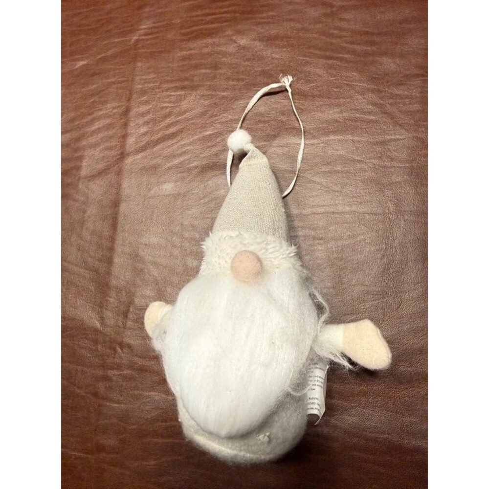 Fabric gnome ornament
